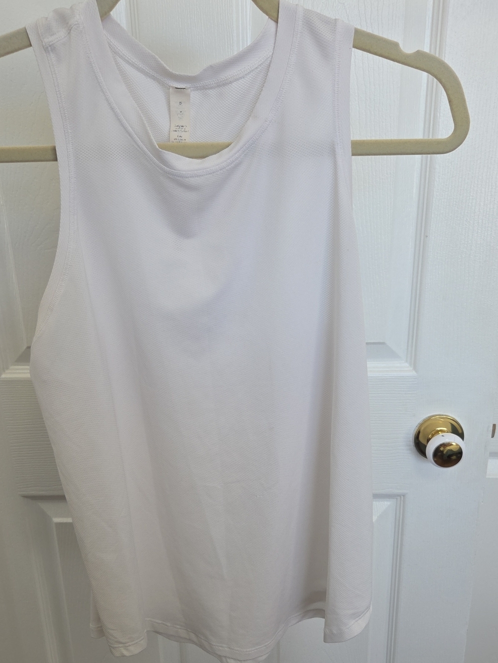 lululemon athletica White Athletic Tank Top Size 6
